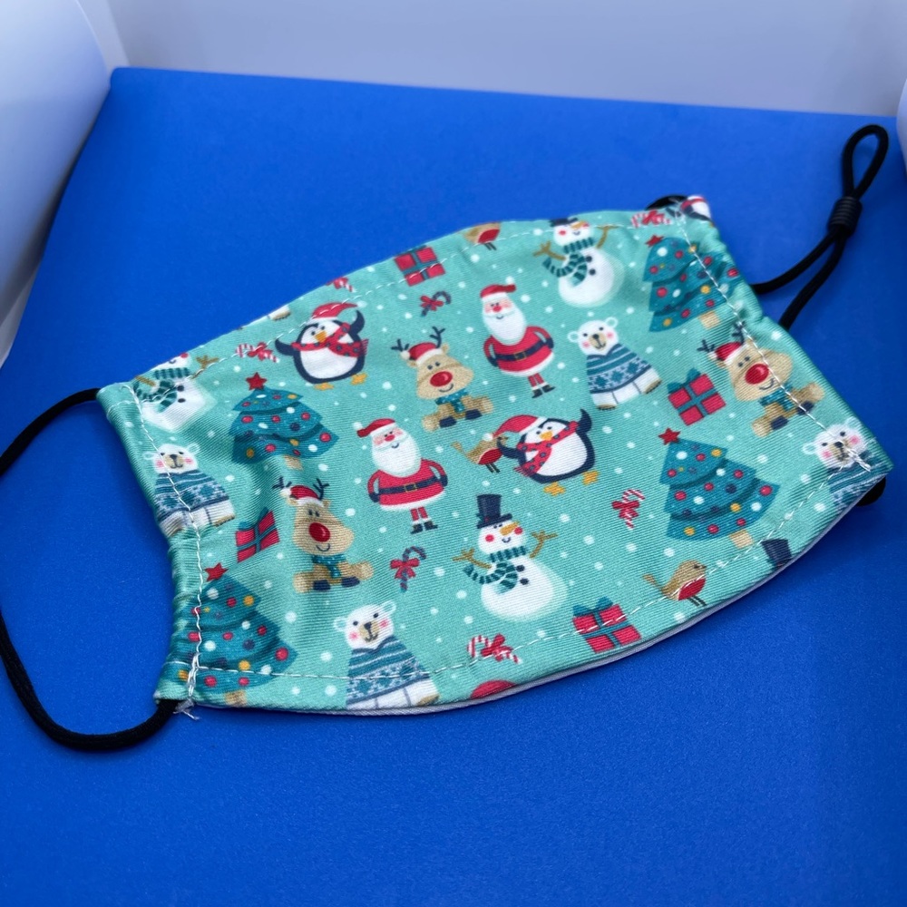 ⭐️ 10-4-$10- Junior Size Mask - Santa, Snowman & Penguin